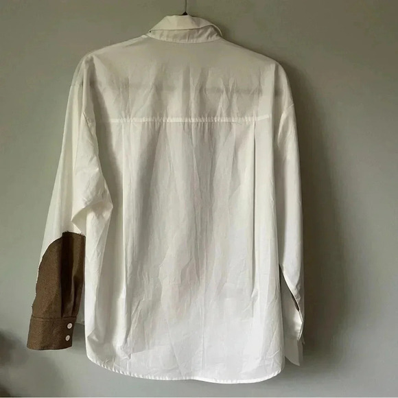 Howl  Studio | Geometric Rough Cut Blouse - Picture 8 of 16